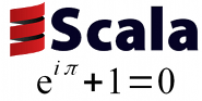 Scala logo, e^ipi + 1 = 0
